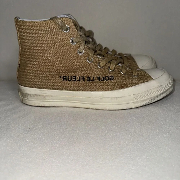 Size 9 W - Converse Golf Le Fleur x Chuck 70 High Fabric Weave - Picture 6 of 8